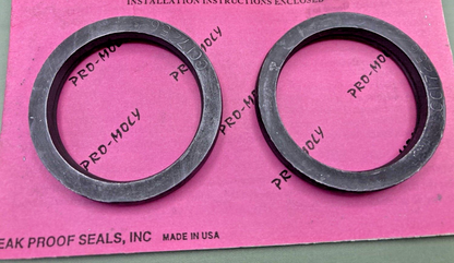 NEW LEAK PROOF SEALS PRO-MOLY 5256 FORK SEAL KIT, 40mm X 50mm, WHITE POWER FORK