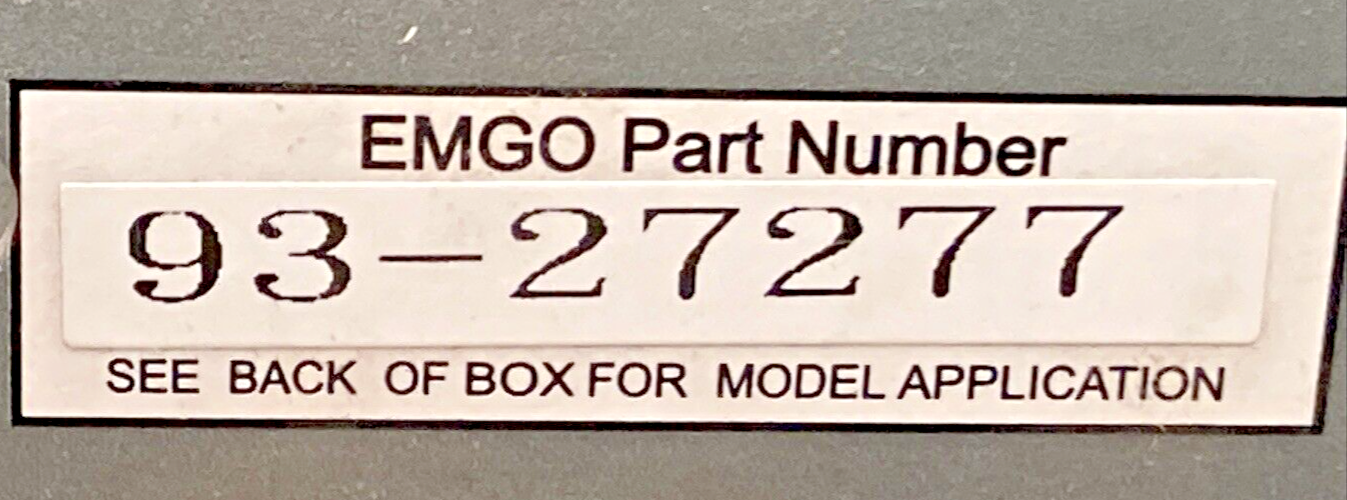 NEW REPLACES EMGO 93-27277 BRAKE SHOES, GROOVE SHOE130 X28 MM