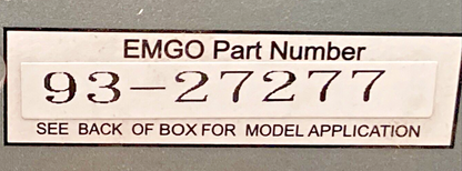 NEW REPLACES EMGO 93-27277 BRAKE SHOES, GROOVE SHOE130 X28 MM