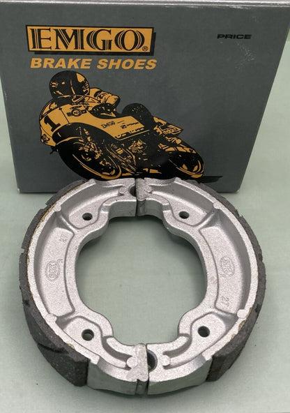 NEW REPLACES EMGO 93-27277 BRAKE SHOES, GROOVE SHOE130 X28 MM