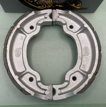 NEW REPLACES EMGO 93-27277 BRAKE SHOES, GROOVE SHOE130 X28 MM