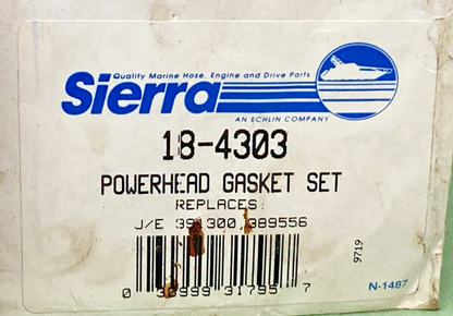 NEW SIERRA 18-4303 POWERHEAD GASKET SET, INCOMPLETE KIT