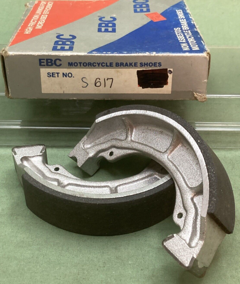 NEW GENUINE EBC S617 BRAKE SHOE SET OFF ROAD MOTORCYCLE FOR SUZUKI