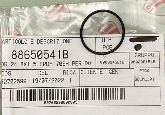 NEW GENUINE DUCATI 88650541B O-RING
