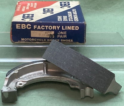 NEW GENUINE EBC 704 BRAKE SHOE SET OFF-ROAD MOTORCYCLE FOR KAWASKI