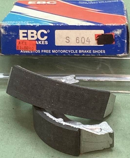 NEW GENUINE EBC S604 BRAKE SHOE SET REAR MOTORCYCLE