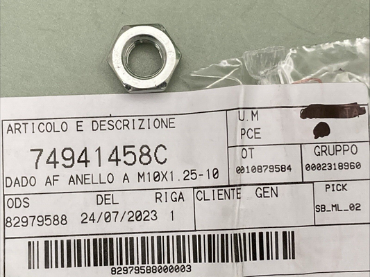 NEW GENUINE DUCATI 74941458C NUT M10X1.25