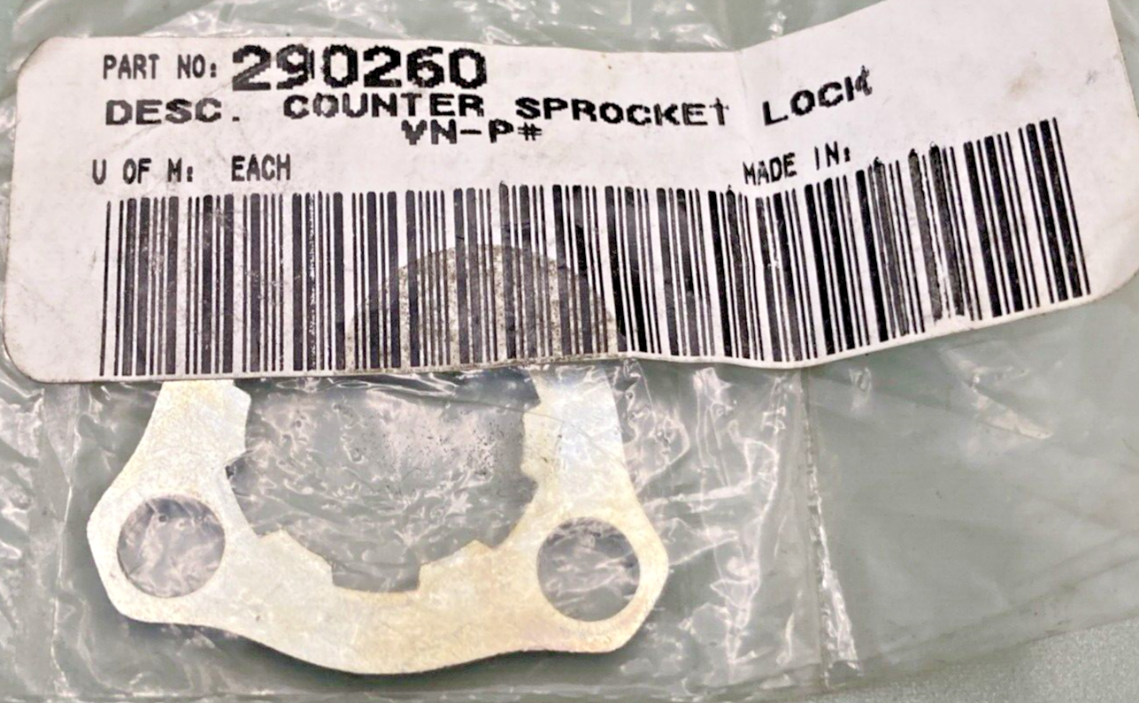 NEW REPLACES PARTS UNLIMITED 290260 COUNTER SPROCKET LOCK