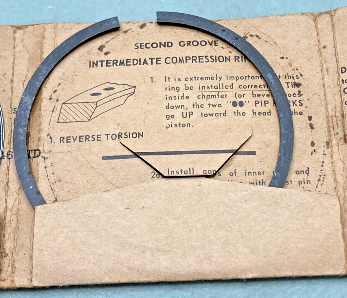 NEW REPLACES MERCURY 39-67132 PISTON RING SET, INCOMPLETE KIT