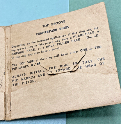 NEW REPLACES MERCURY 39-67132 PISTON RING SET, INCOMPLETE KIT