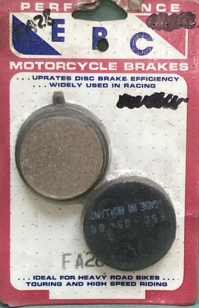 NEW GENUINE EBC FA28 BRAKE PAD SET MOTORCYCLE