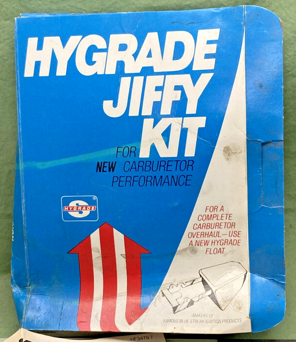 NEW HYGRADE JIFFY KIT 661A FOR CARBURETOR OVERHAUL, INCOMPLETE KIT