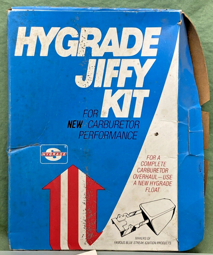 NEW HYGRADE JIFFY KIT 1599 FOR CARBURETOR OVERHAUL, INCOMPLETE KIT