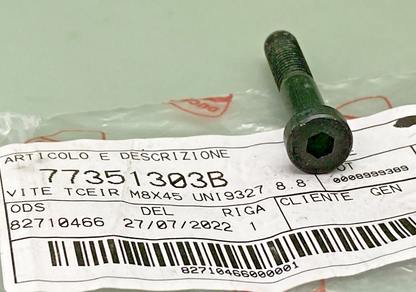 NEW GENUINE DUCATI 77351303B SCREW TCEIR M8X45 UNI9327 8.8