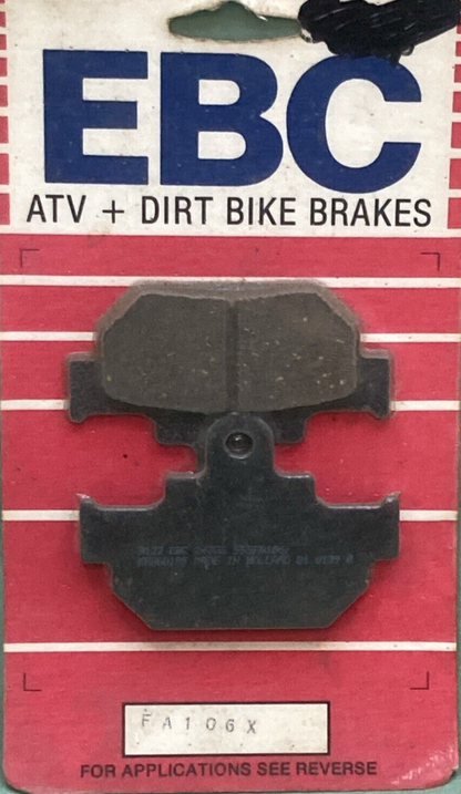 NEW GENUINE EBC FA106X BRAKE PAD SET FOR ATV & DIRT BIKES
