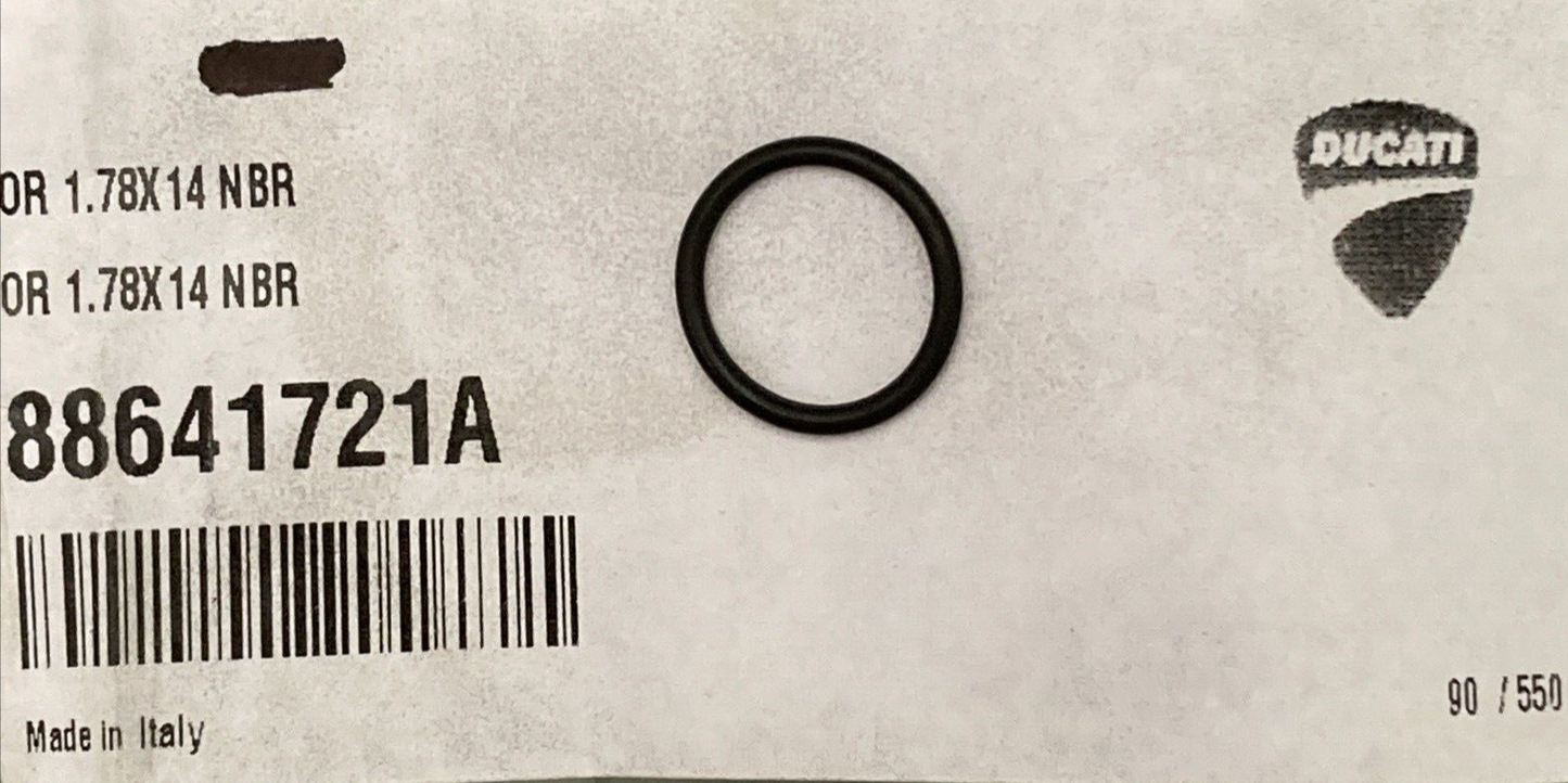 NEW GENUINE DUCATI 88641721A O-RING 1.78X14