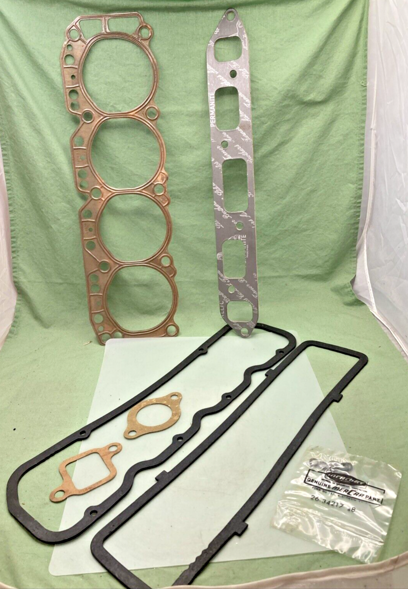 NEW MERCURY 27-34604A2 CYLINDER HEAD GASKET SET, INCOMPLETE KIT