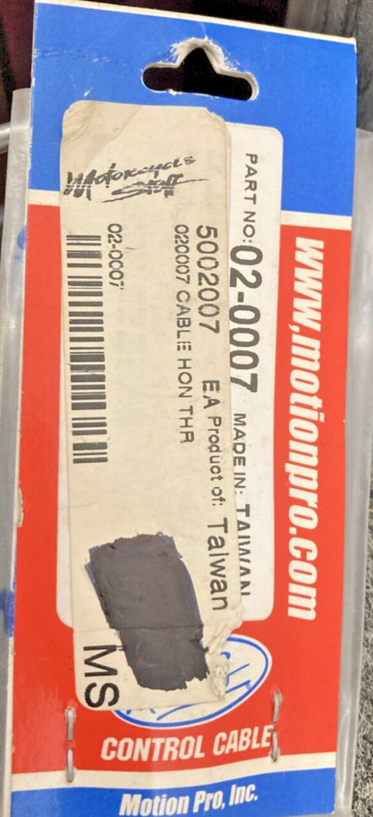 NEW MOTION PRO 02-0007 PUSH/PULL THROTTLE CABLE SET FOR HONDA CB500, CB550, CB75