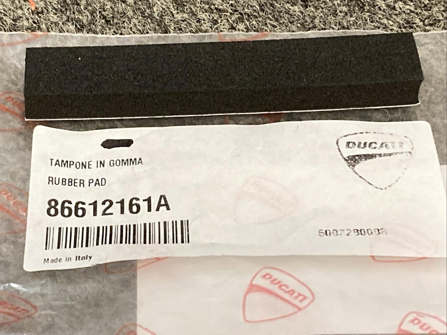 NEW GENUINE DUCATI 86612161A RUBBER PAD