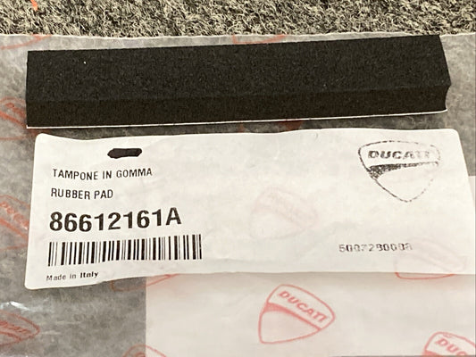 NEW GENUINE DUCATI 86612161A RUBBER PAD