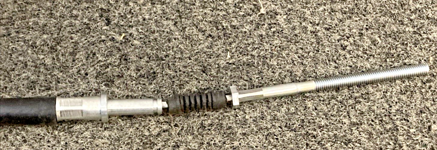 NEW MOTION PRO 02-181 REAR BRAKE FOOT CABLE, BLACK VINYL, HONDA 43470-HB3-000