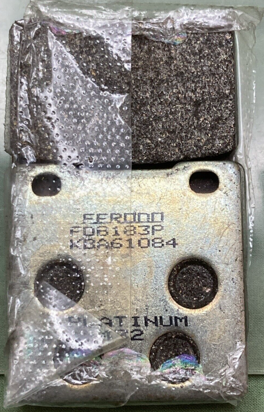 NEW GENUINE FERODO FDB183P BRAKE PAD SET PLATINUM FRONT FOR HONDA MOTORCYCLE