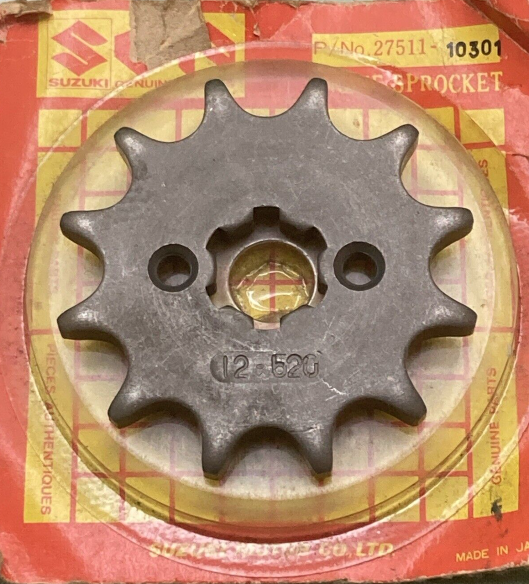 NEW GENUINE SUZUKI 27511-10301 SPROCKET ENGINE 12T FOR TS185