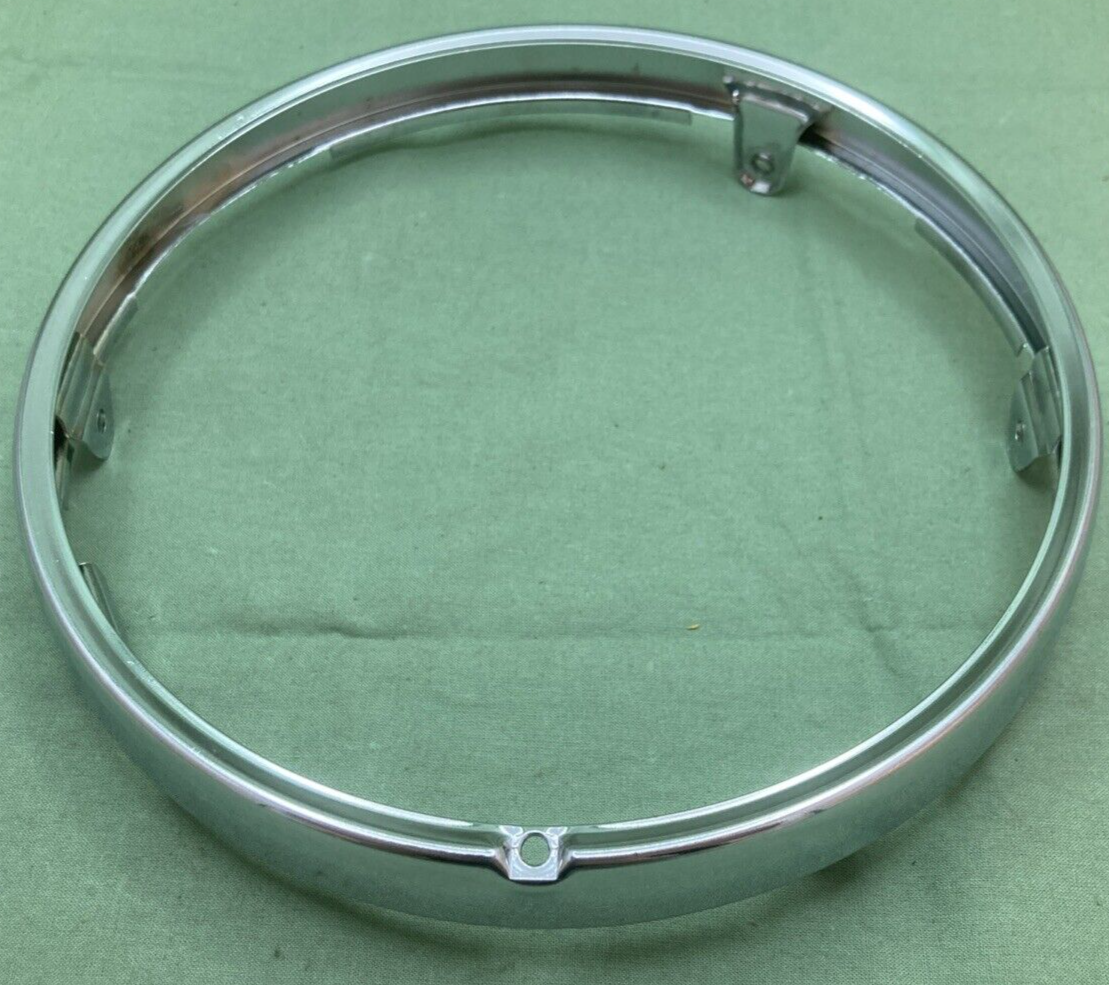 NEW GENUINE EMGO 66-64334 Chrome Headlight Rim 7" Ring Retainer Kit Complete