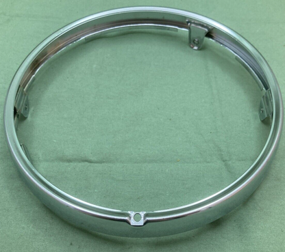 NEW GENUINE EMGO 66-64334 Chrome Headlight Rim 7" Ring Retainer Kit Complete