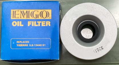 QTY 2 NEW GENUINE EMGO 10-28401 OIL FILTER FOR YAMAHA