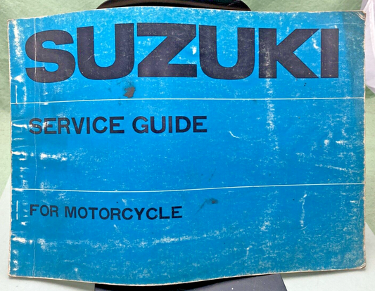 GENUINE SUZUKI SERVICE GUIDE FOR MOTORCYCLES 1970