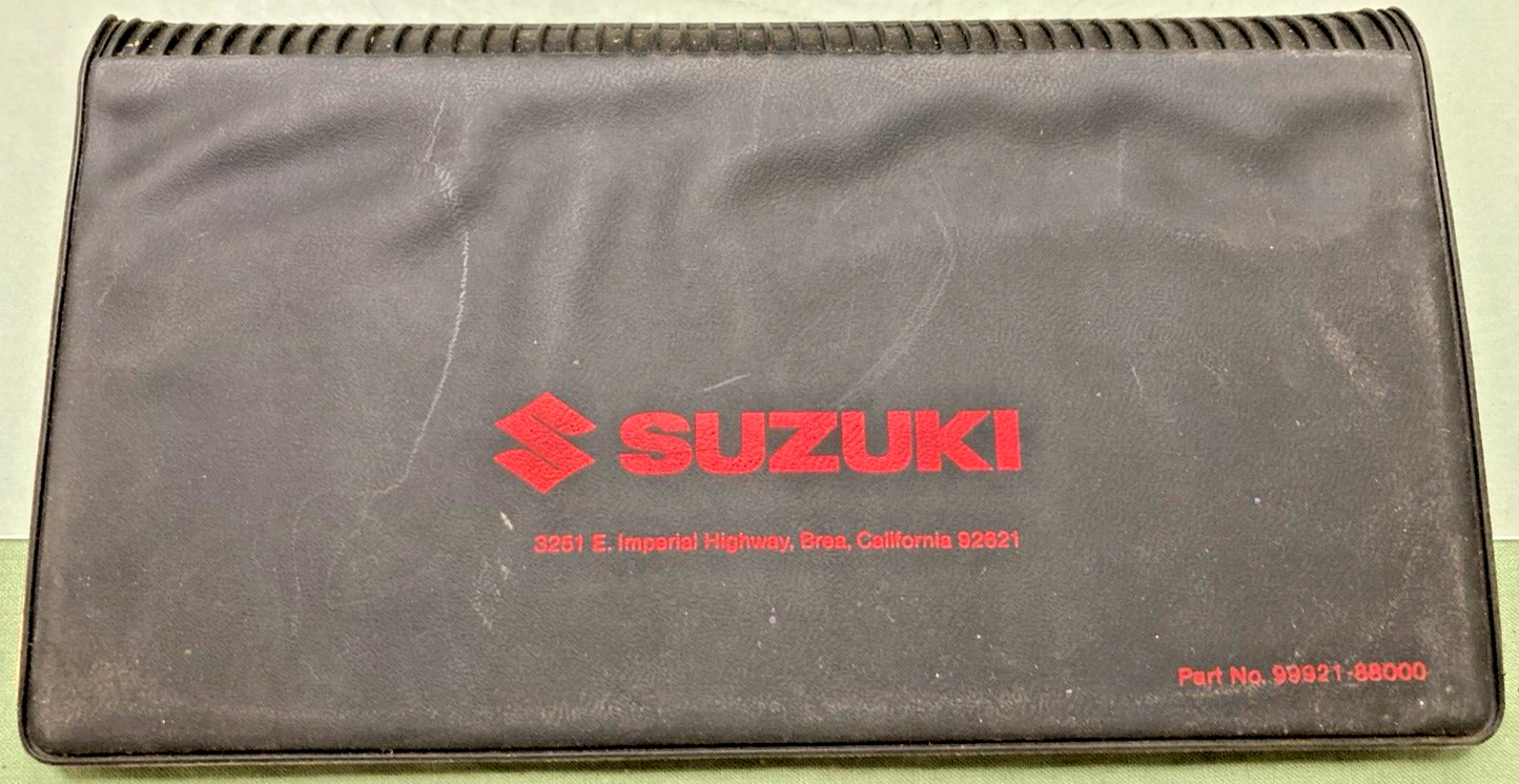 GENUINE SUZUKI 99921-88000 MOTORCYCLE AND ALL TERRAIN VEHICLE SALES GUIDE 1988