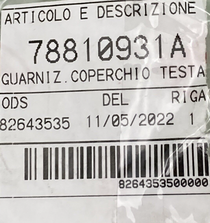 NEW GENUINE DUCATI 78810931A GASKET CYLINDER HEAD COVER