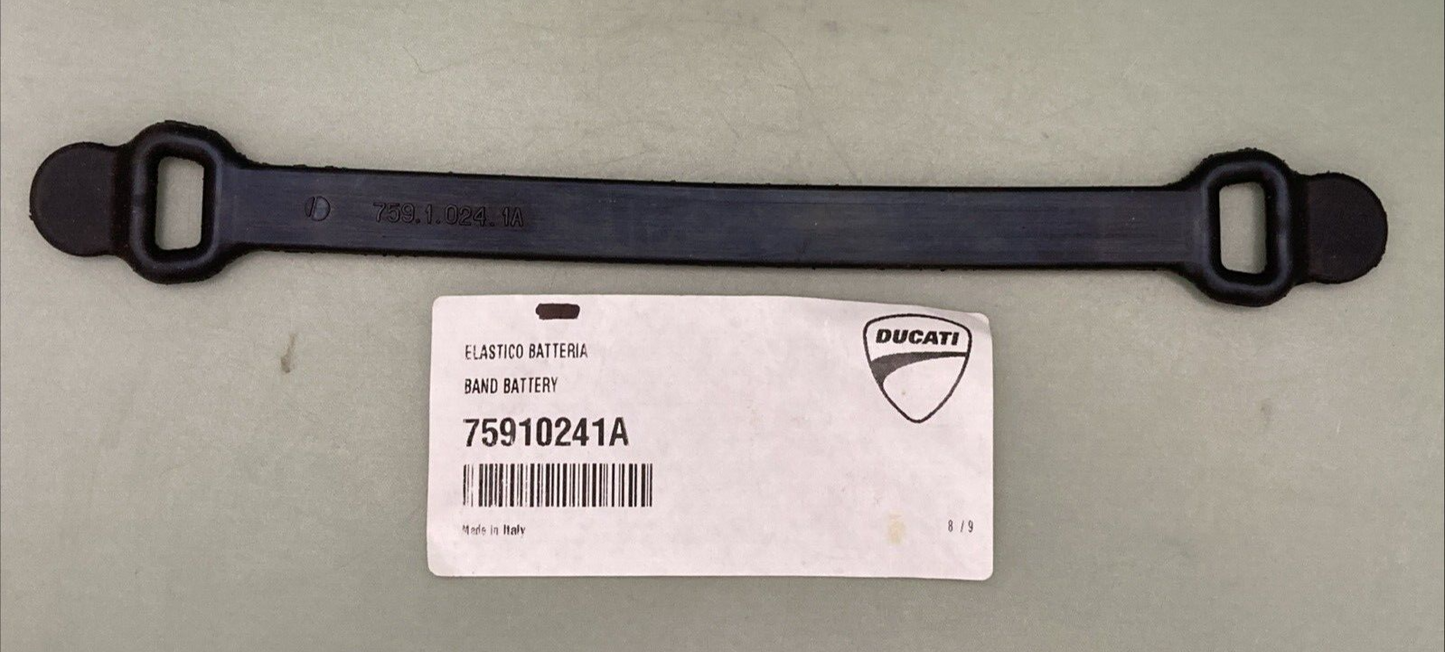 NEW GENUINE DUCATI 75910241A BAND BATTERY