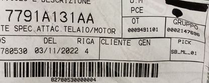 NEW GENUINE DUCATI 7791A131AA PIN