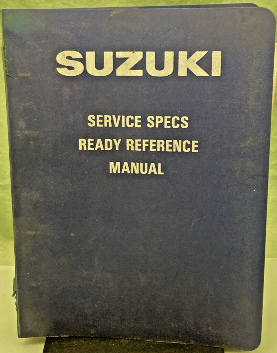 GENUINE SUZUKI 99923-00739 C MODEL READY REFERENCE SERVICE SPECIFICATIONS 1977