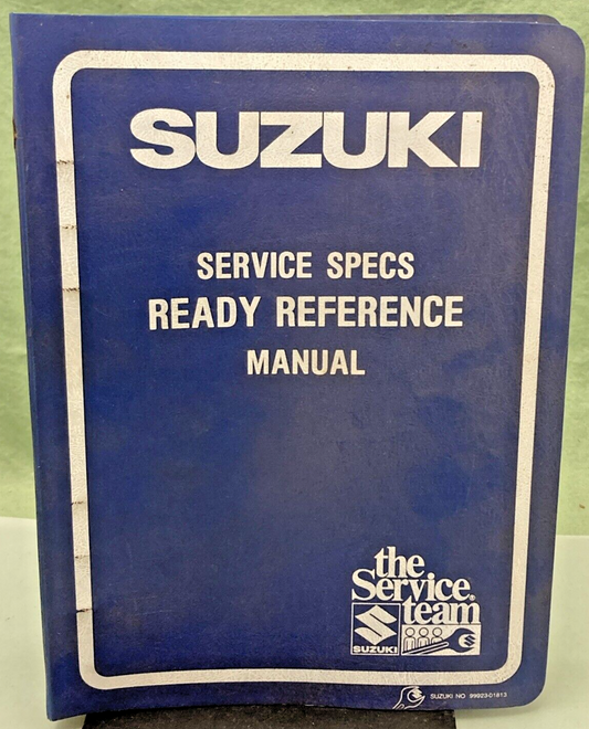 GENUINE SUZUKI 99923-03831 D MODEL READY REFERENCE SERVICE SPECIFICATIONS 1983
