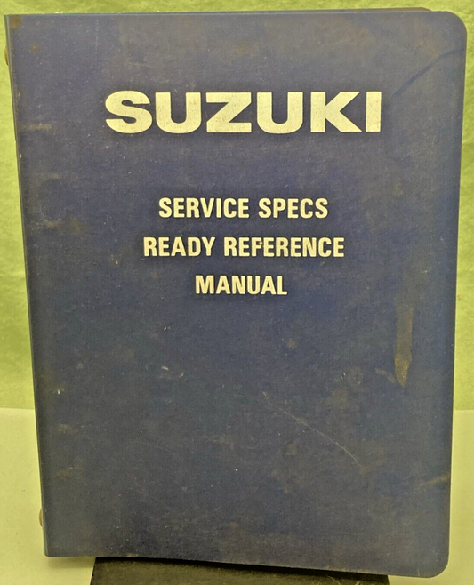 GENUINE SUZUKI 99923-00110 T MODELS READY REFERENCE SERVICE SPECIFICATIONS 1980