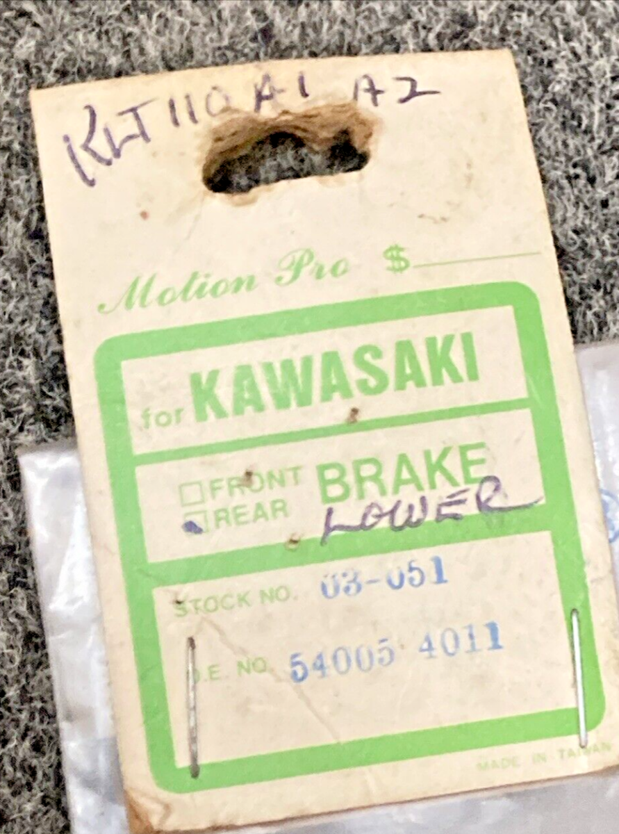 NEW MOTION PRO 03-051 REAR BRAKECABLE, BLACK VINYL, KAWASAKI 8671