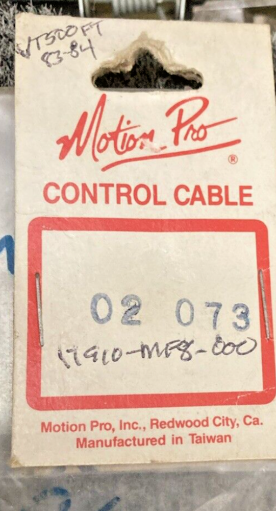 NEW MOTION PRO 02-073 BLACK VINYL CLUTCH CABLE