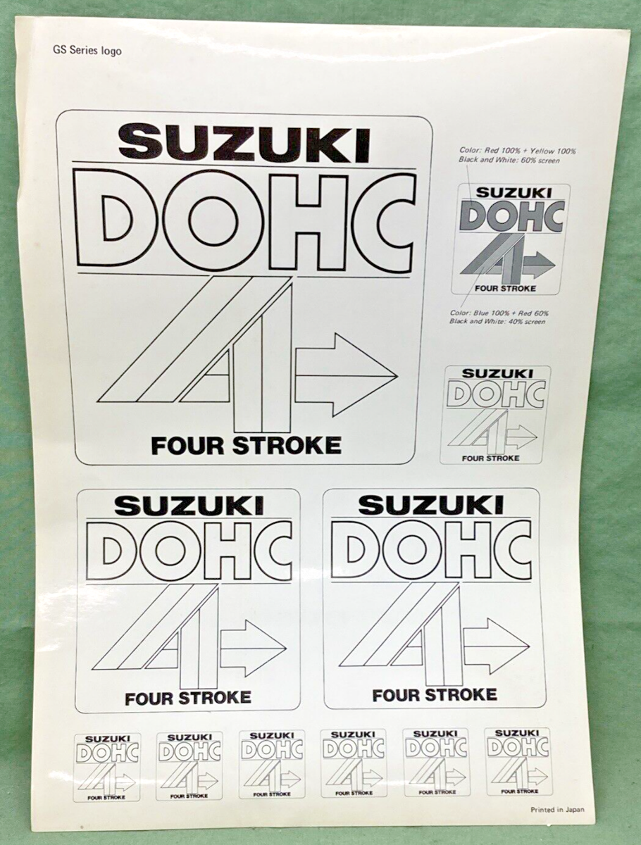 SUZUKI 99999-A2077- 001 GS750/GS400 MARKETING MATERIALS