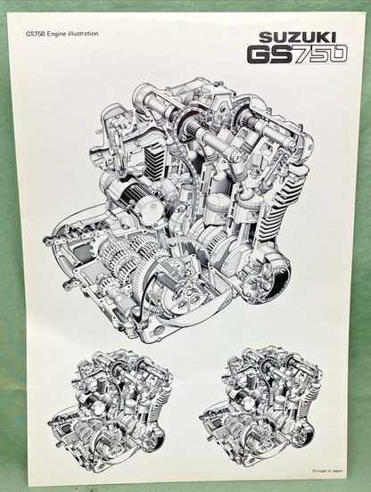SUZUKI 99999-A2077- 001 GS750/GS400 MARKETING MATERIALS
