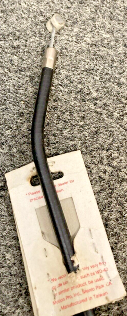 NEW MOTION PRO 02-0167 BLACK VINYL FRONT BRAKE CABLE