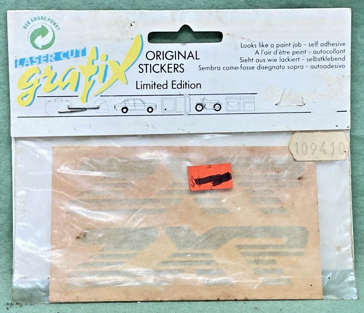 NEW LASER CUT GRAFIX LIMITED EDITION DECAL