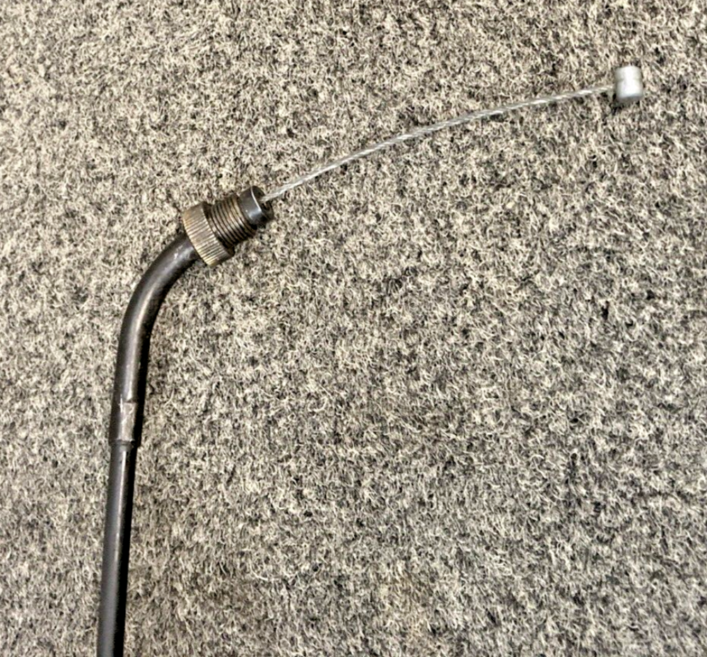 NEW MOTION PRO 02-051 BLACK VINYL THROTTLE CABLE, HONDA 1982 VF750S