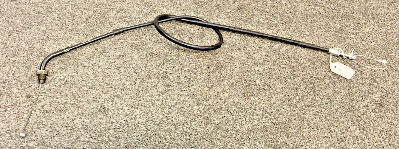 NEW MOTION PRO 02-051 BLACK VINYL THROTTLE CABLE, HONDA 1982 VF750S