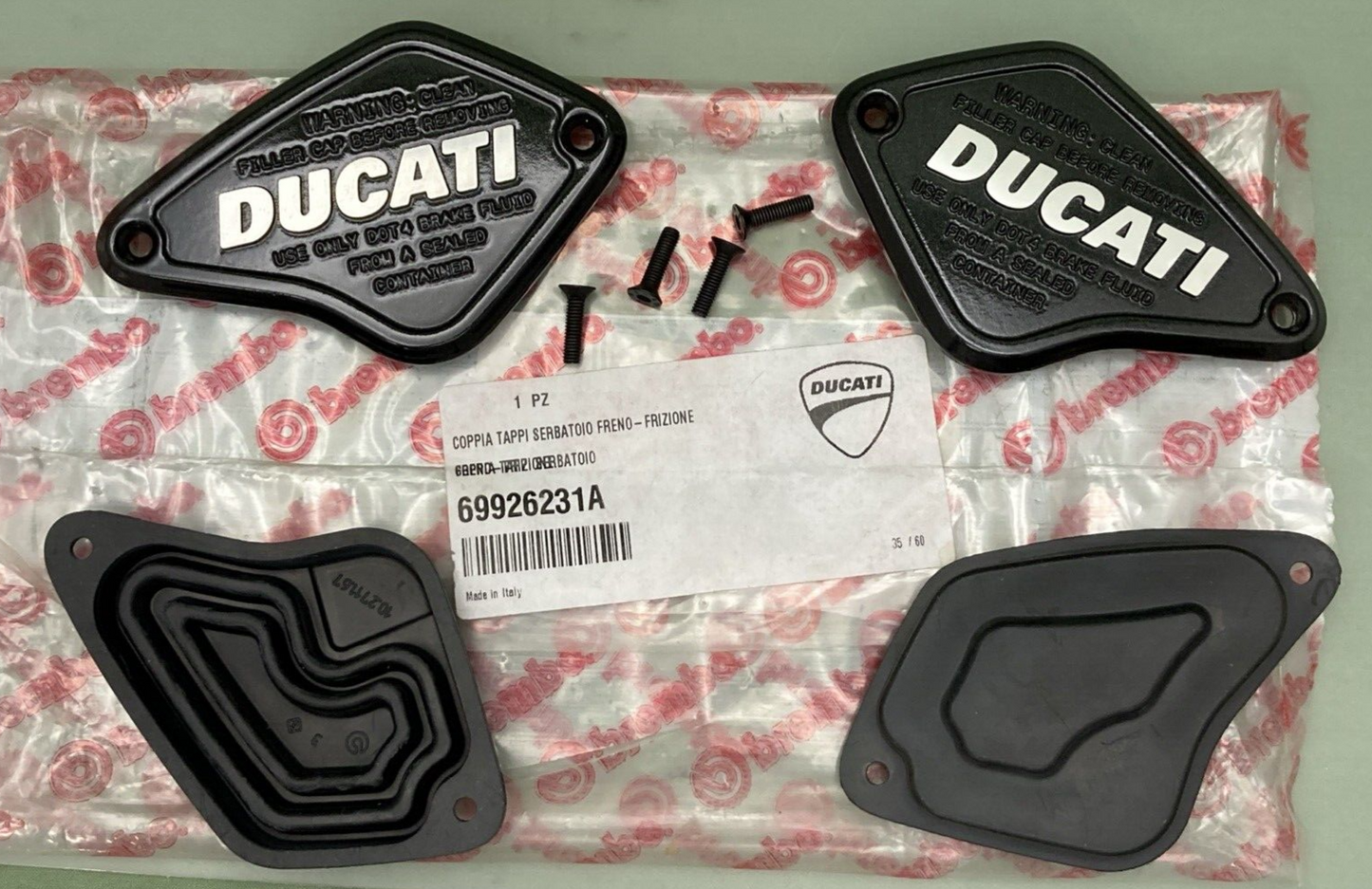 NEW GENUINE DUCATI  69926231A CAPS KIT