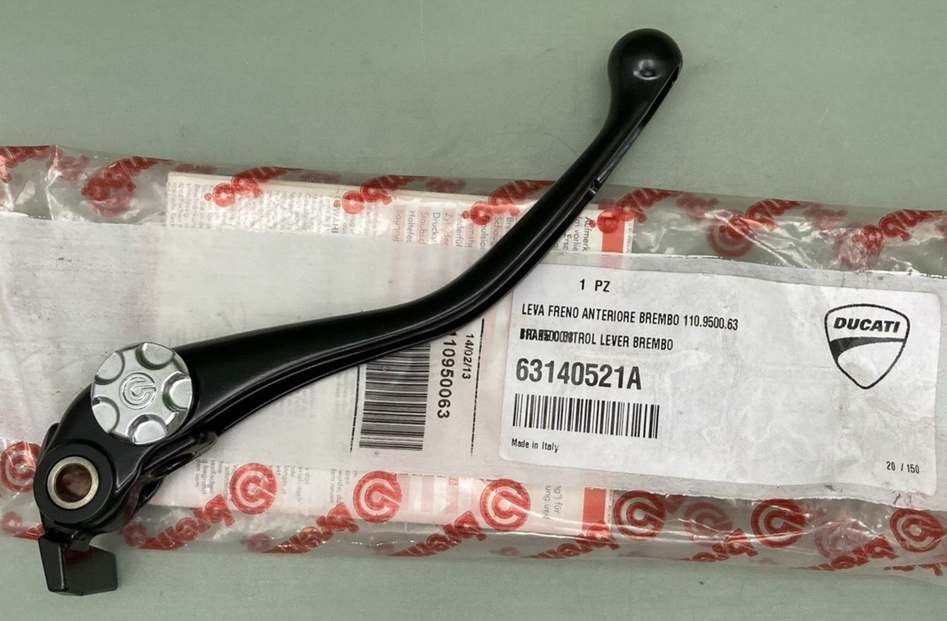 NEW GENUINE DUCATI  63140521A FRONT BRAKE LEVER WITH ADJUSTER