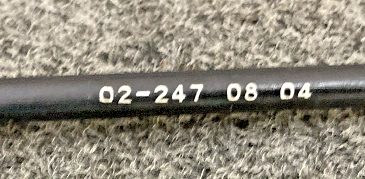 NEW MOTION PRO 02-247 BLACK VINYL THROTTLE CABLE, HONDA 93 CR500R, 17910-ML3-600