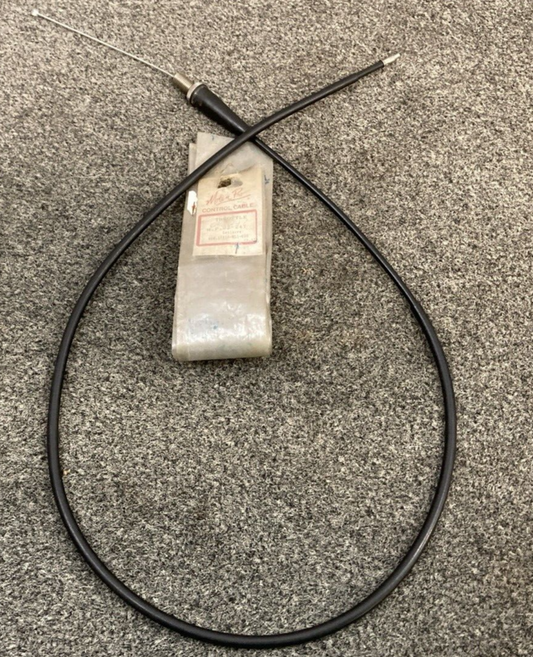 NEW MOTION PRO 02-247 BLACK VINYL THROTTLE CABLE, HONDA 93 CR500R, 17910-ML3-600